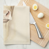 ウォーター・カラー・バーン・アニマル |牛 キッチンタオル (四つ折り)