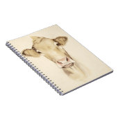 ウォーター・カラー・バーン・アニマル |牛 ノートブック (右側)