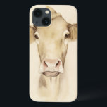 ウォーター・カラー・バーン・アニマル |牛 iPhone 13ケース<br><div class="desc">ウォーター・カラー・バーン・アニマル | Cow Artist: Grace Popp</div>
