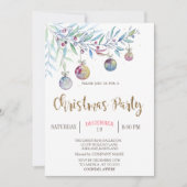 ウォーター・カラー・ブランチ、ボールカンパニーパーティの招待状 招待状 (正面)