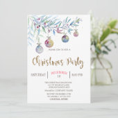 ウォーター・カラー・ブランチ、ボールカンパニーパーティの招待状 招待状 (スタンド正面)