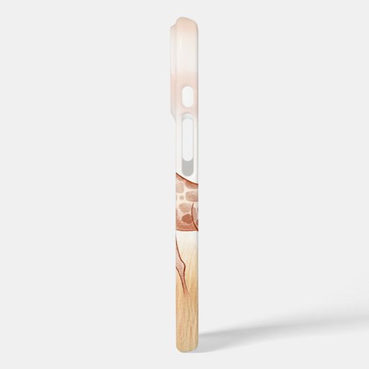 ウォーター・カラー・ボホキリンパーソナライズされた Case-Mate iPhoneケース (裏面 / 左)