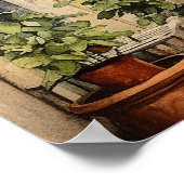 ウォーター・カラー・ポスター・オブ・トスカーナイタリアン・ウォール・アート ポスター (角)