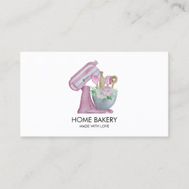 ウォーター・カラー・ミキサーとフラワーズベーキング 名刺