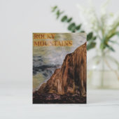 ウォーター・カラー・ロッキー絵画山脈 ポストカード (スタンド正面)