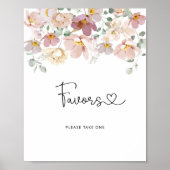 ウォーター・カラー・ワイルドフラワーがポスターを好む ポスター (正面)