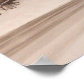 ウォーター・カラー・ヴィンテージ・クリスマスバーンinスノーウォールアート ポスター (角)