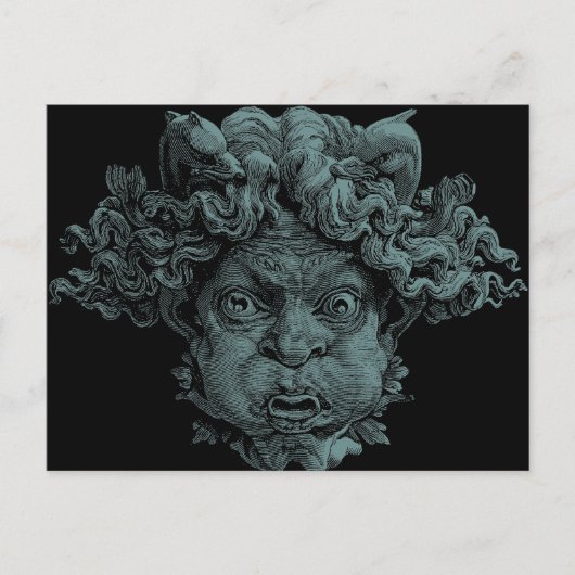 ウォーター ガルゴイル - ポストカード (正面)