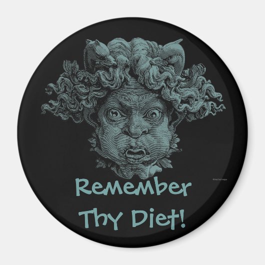 ウォーター・ガーゴイル – マグネット#3 マグネット (正面)