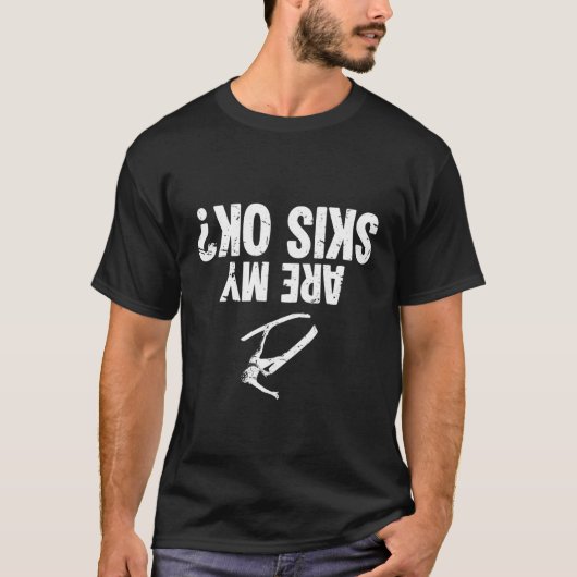 ウォーター・スキーは大丈夫ですか Tシャツ (正面)