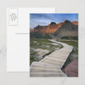 ウォーター・トン氷河のボードウォーク国際的 ポストカード (正面/裏面)