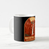 ウォーター�トン湖，アルベルタ山の精神 コーヒーマグカップ (正面左)