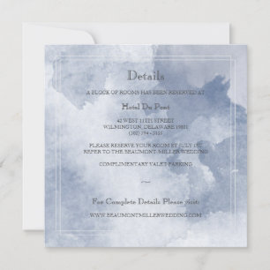 ウォーター ドリームス   ゲストインフォメーションカード 案内状