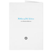 ウォーター・ノテカードの母たち (裏面)