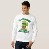 ウォーター・ミー・プリーズ - サボテンのTシャツ スウェットシャツ (正面フル)