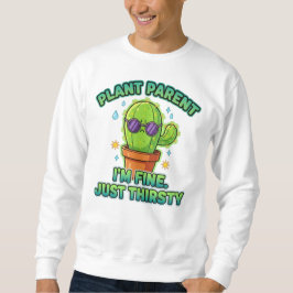 ウォーター・ミー・プリーズ - サボテンのTシャツ スウェットシャツ