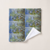 ウォーター・リリーバイクロード・モネクラシックー印象派 バスタオルセット (ウォッシュタオル)