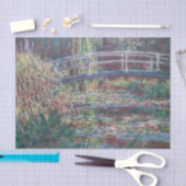 ウォーター・リリー池、シンフォニー・イン・バラby Claude Monet 薄葉紙 (クラフト)