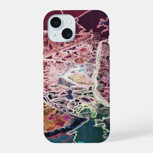 ウォーター iPhone 15ケース (裏面)
