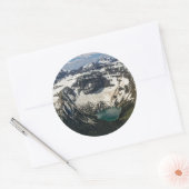 ウォーダーマン湖の空中線 ラウンドシール (封筒)