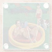 ウォーディングプール ガラスコースター (裏面)