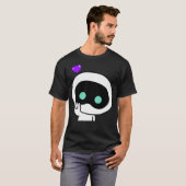 ウォートテオマーチ宇宙飛行士の平和サイン Tシャツ (正面フル)