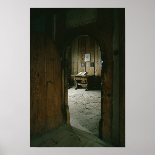 ウォートブルク城のルターの部屋 ポスター (正面)