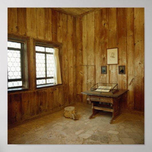 ウォートブルク城のルーサールーム ポスター (正面)