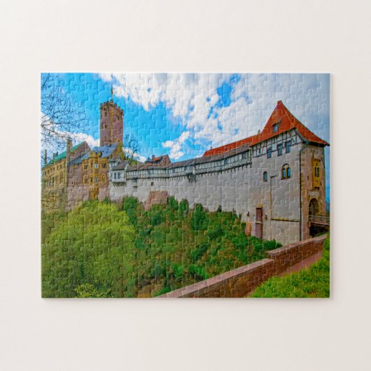 ウォートブルク城ドイツ。 ジグソーパズル (横)