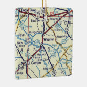 ウォートンTXヴィンテージマップ セラミックオーナメント (右)