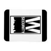 ウォードセキュリティ長方形マグネット マグネット (横)