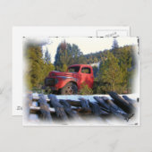 ウォードトラック葉書 ポストカード (正面/裏面)