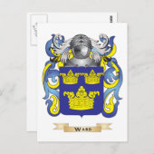 ウォード家紋（コート・オブ・アームズ） ポストカード (正面/裏面)