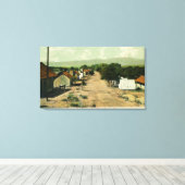 ウォーナーズホット春ビューサンディエゴカウンティ， CA キャンバスプリント (インサイチュ (ウッドフロア))