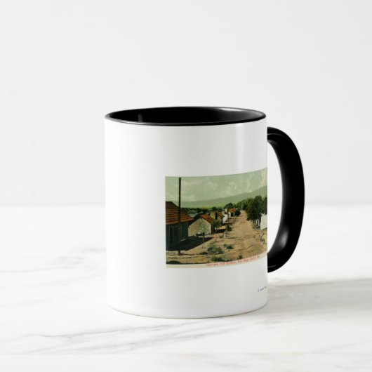 ウォーナーズホット春ビューサンディエゴカウンティ, CA マグカップ (正面右)