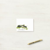 ウォーパーソナライズされたターカラーファームハウス ポストイット (デスク上)