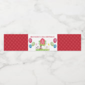 ウォーパーソナライズされたターカラーファーム誕生日 ペットボトルラベル (シングルラベル)