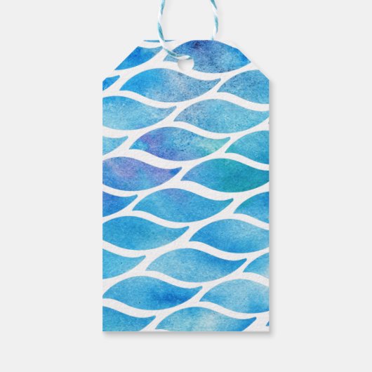 ウォーパーソナライズされたトガンサマー誕生日ありがとう ギフトタグ (裏面)