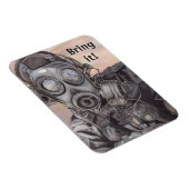 ウォーファープレッパー冷凍機の磁石あなたのテキスト マグネット (右側)