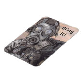 ウォーファープレッパー冷凍機の磁石あなたのテキスト マグネット (左側)