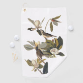 ウォーブリングフライキャッチャーKingbirdsヴィンテージオードボンアート ゴルフタオル (インサイチュ)