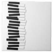 ウォーブリーおもしろいピアノキーボード – ピアニスト&ミュージシャン タイル (正面)