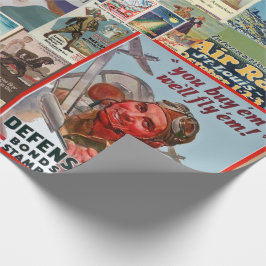 ウォーボンドヴィンテージコラージュ ラッピングペーパー