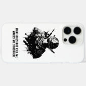 ウォーマインドセット戦士スマホケース Case-Mate iPhoneケース (裏面 (横))