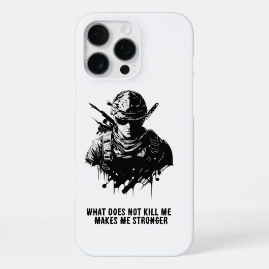 ウォーマインドセット戦士スマホケース iPhoneケース (裏面)