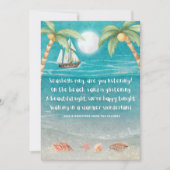 ウォーマーワンダーランド熱帯ビーチクリスマス シーズンカード (正面)