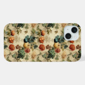 ウォームで落ち着いた色合いの永遠の秋の収穫 iPhoneケース (裏面横)
