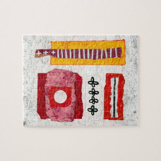 ウォームインヒージグソーパズル-抽象芸術アート ジグソーパズル (横)