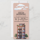 ウォームウアニューアパートメント招待状 招待状 (正面)