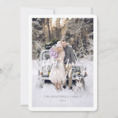 ウォームウィズクリスマスカードフラットホリデーカード シーズンカード (正面)